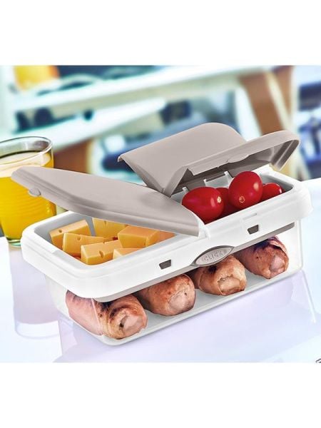 Okyanus Home Vizon-Şeffaf 4 bölmeli Clickli Lunch Box