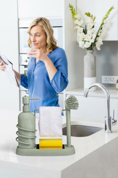 Okyanus Home Uno Lavabo Organizer - Yeşil