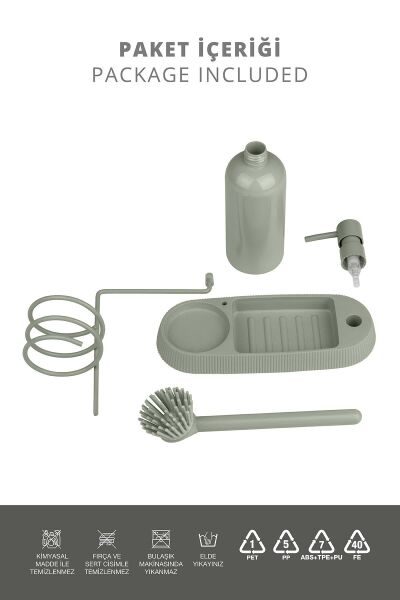 Okyanus Home Uno Lavabo Organizer - Yeşil