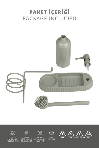 Okyanus Home Uno Lavabo Organizer - Yeşil