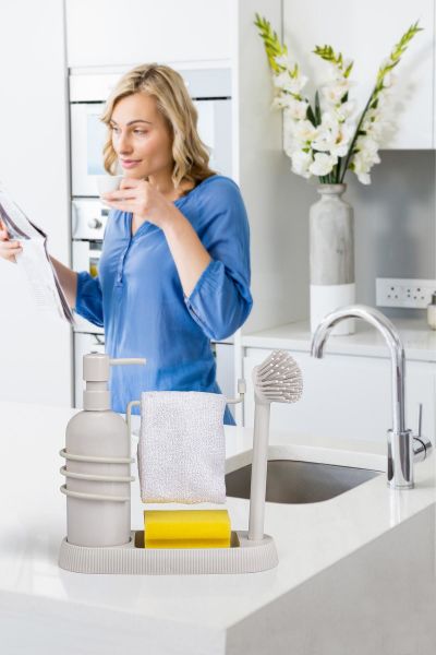 Okyanus Home Uno Lavabo Organizer - Bej