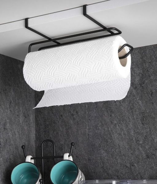 Okyanus Home Siyah Askılı Kağıt Havluluk