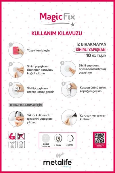 Okyanus Home Magic Fix Kağıt Havluluk -İz Bırakmayan Sihirli Yapışkan