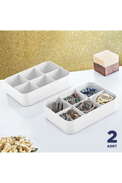 Okyanus Home Maxi Bölmeli 2 Adet Çok Amaçlı Organizer