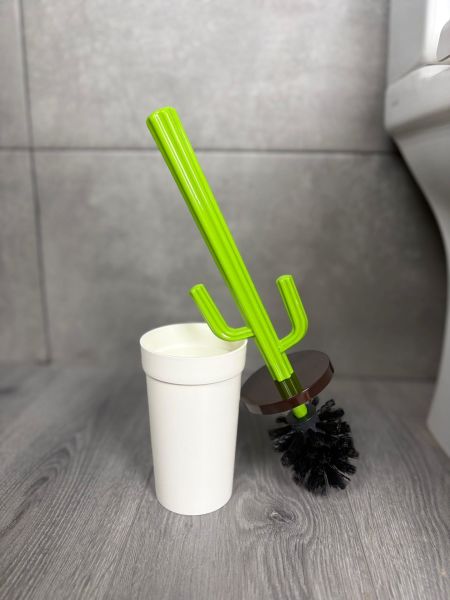 Okyanus Home Kaktüs WC Fırça Seti - Beyaz