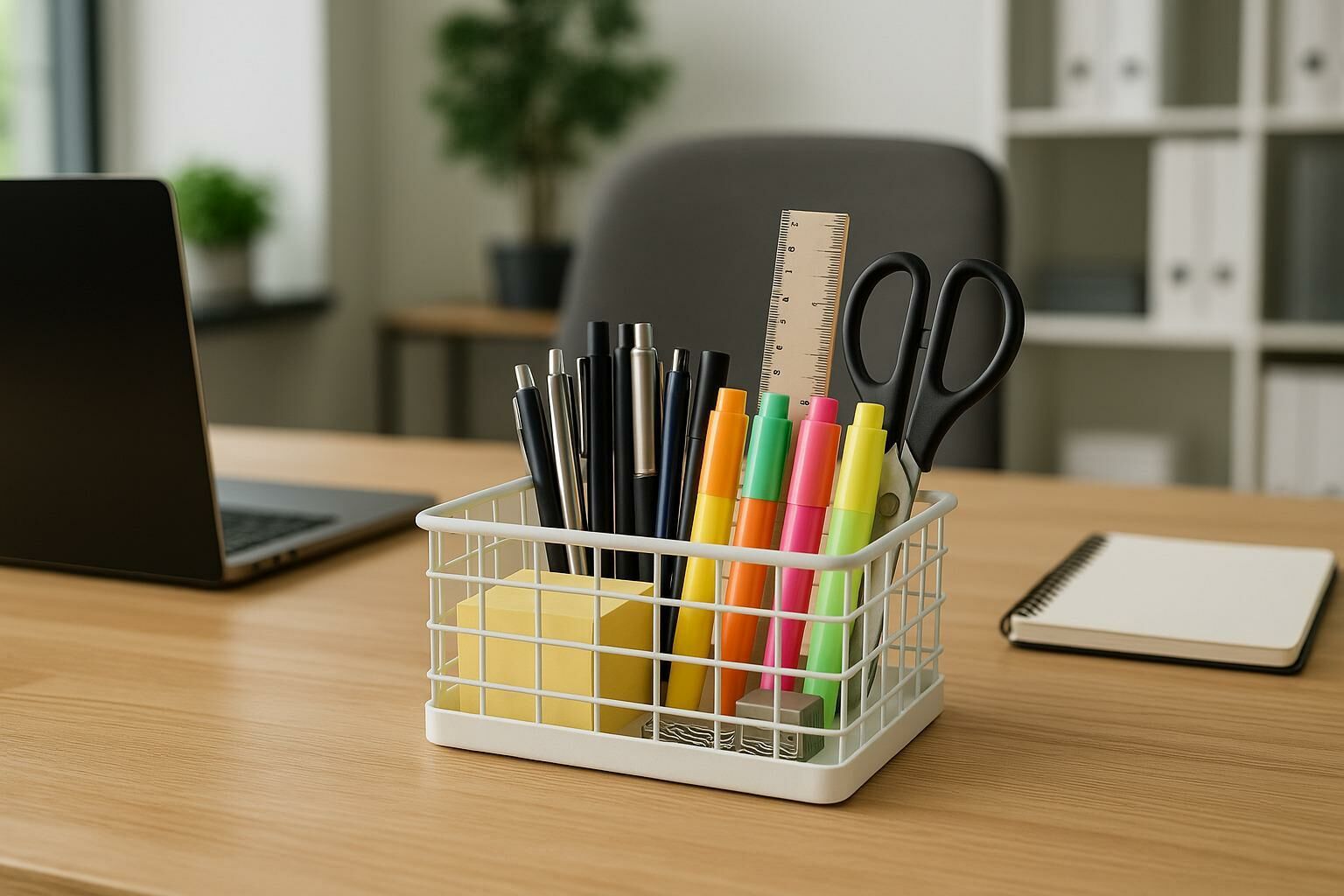 Okyanus Home Dikdörtgen Beyaz Metal Organizer Sepet Mini 13,5x23 Cm