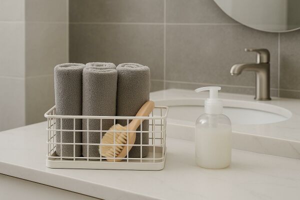 Okyanus Home Dikdörtgen Beyaz Metal Organizer Sepet Mini 13,5x23 Cm