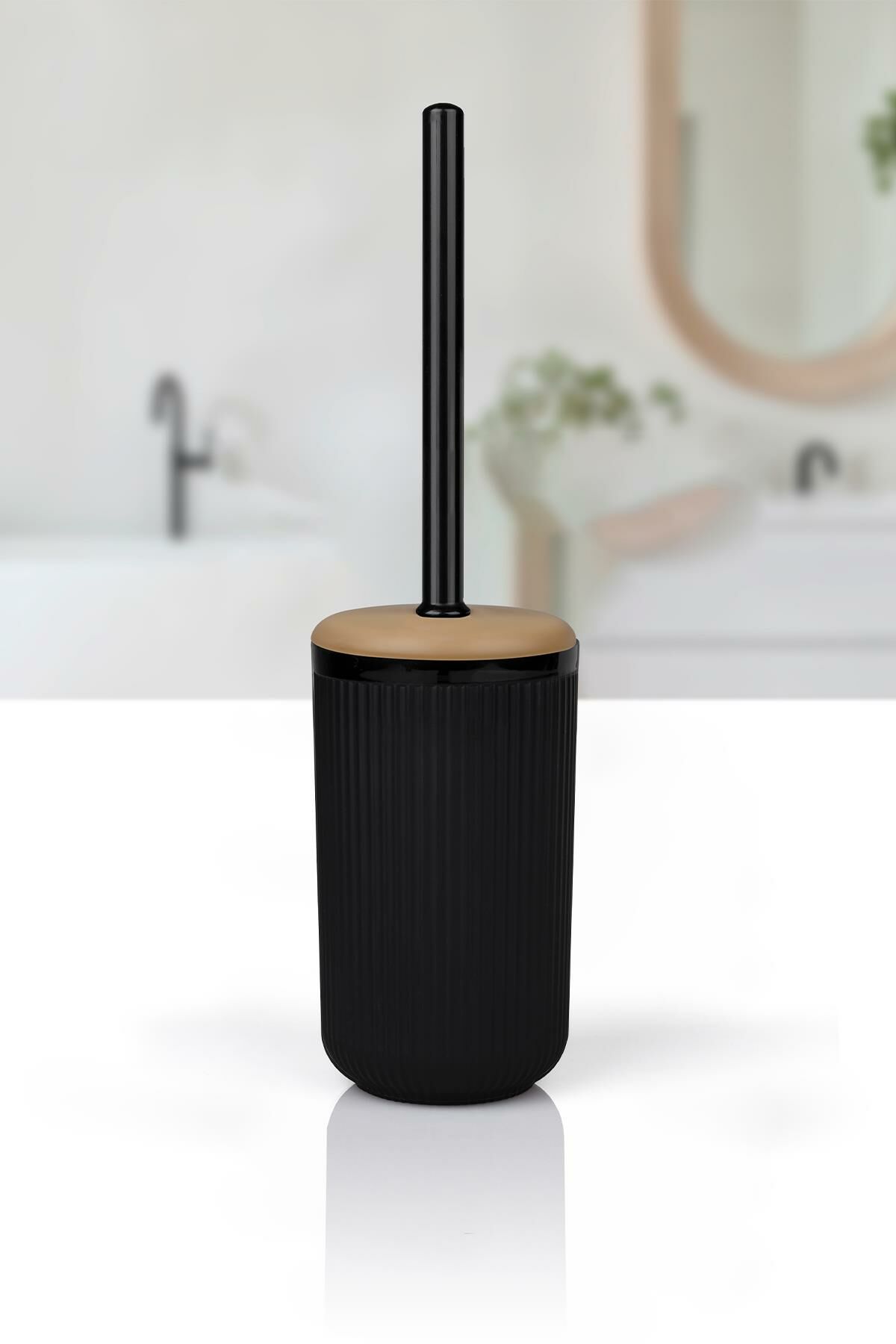 Okyanus Home Linea Due Siyah WC Fırçalık