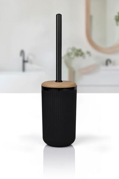 Okyanus Home Linea Due Siyah WC Fırçalık