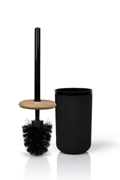 Okyanus Home Linea Due Siyah WC Fırçalık