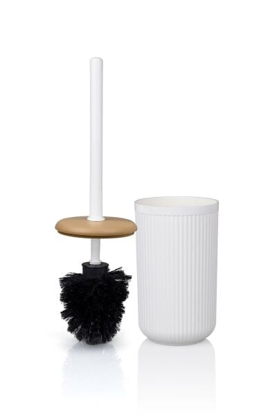 Okyanus Home Linea Due Beyaz WC Fırçalık