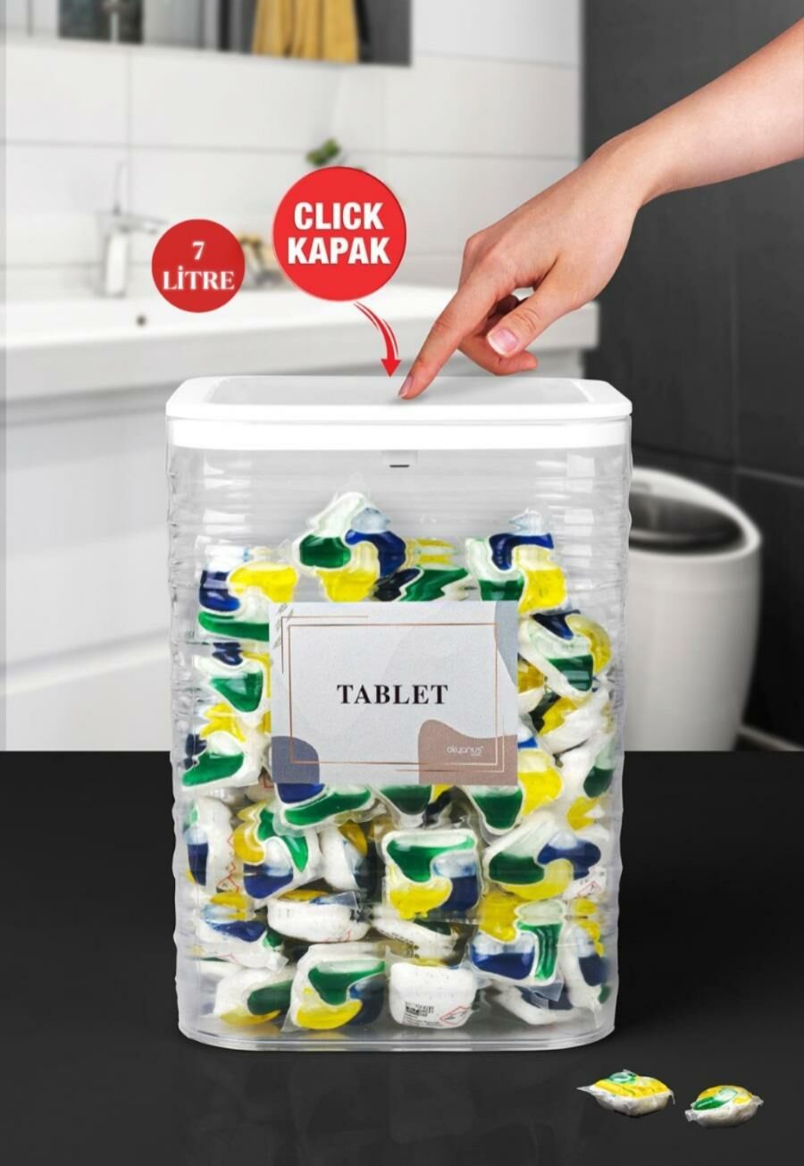 Okyanus Home Luna Şeffaf Deterjan-Tablet Kutusu 1 Adet