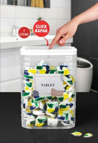 Okyanus Home Luna Şeffaf Deterjan-Tablet Kutusu 1 Adet