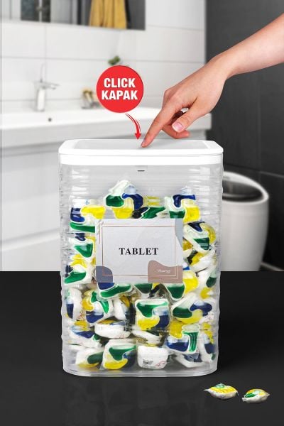 Okyanus Home Luna Şeffaf Deterjan-Tablet Kutusu 1 Adet