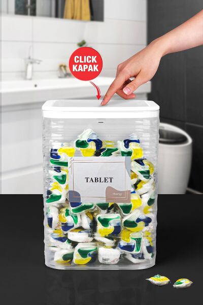 Okyanus Home Luna Şeffaf Deterjan-Tablet Kutusu 1 Adet