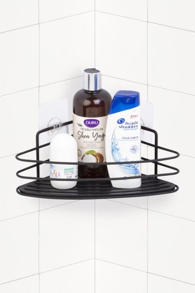 Okyanus Home Twix Siyah Eko Magic Fix Üçgen Şampuanlık - 21 cm