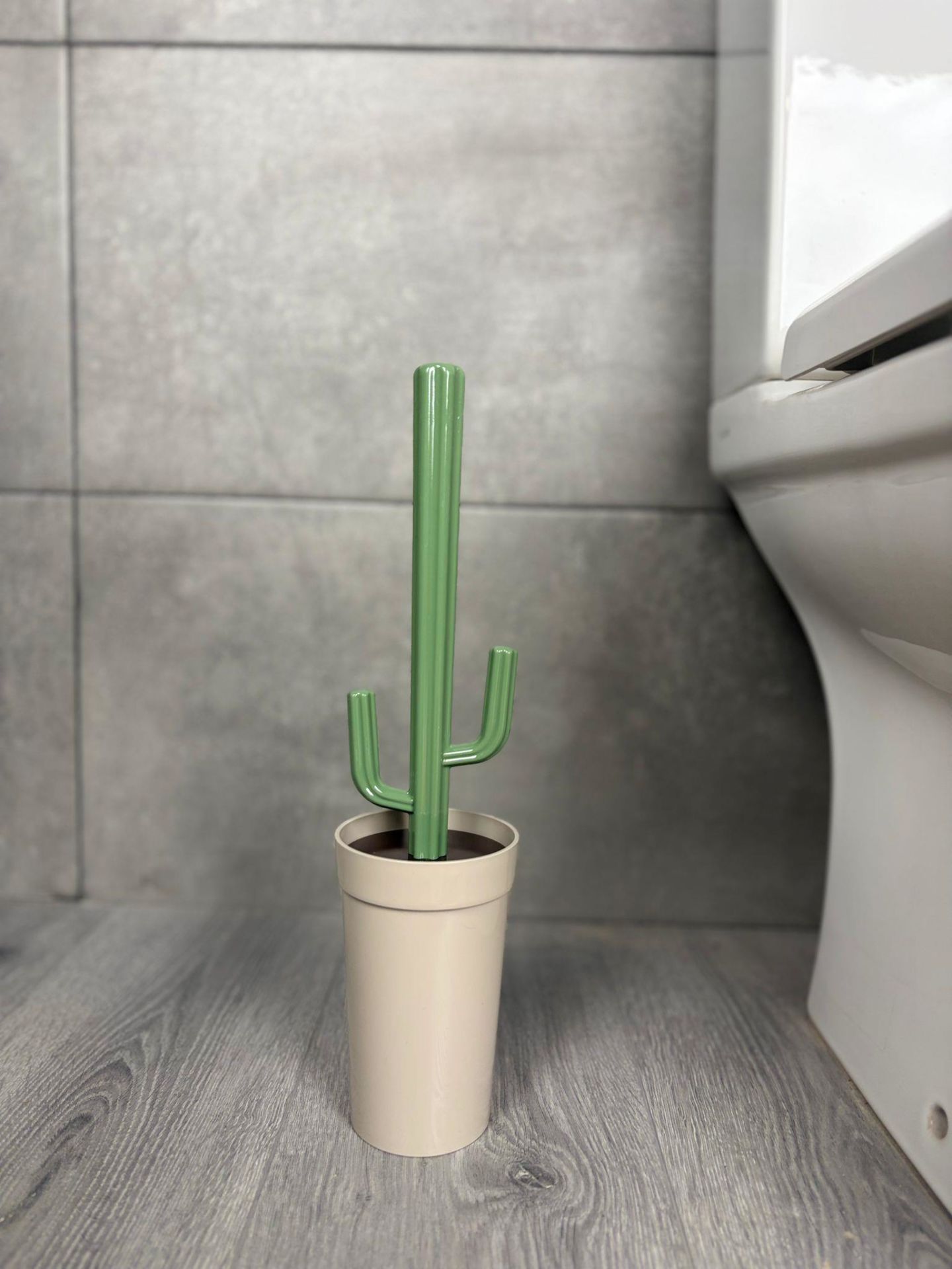 Okyanus Home Kaktüs WC Fırça Seti - Taş