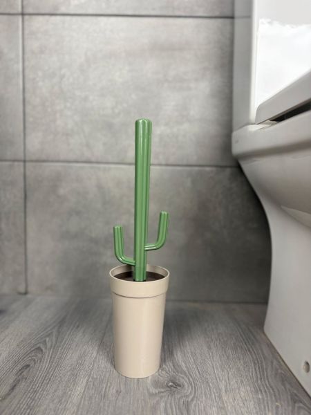 Okyanus Home Kaktüs WC Fırça Seti - Taş