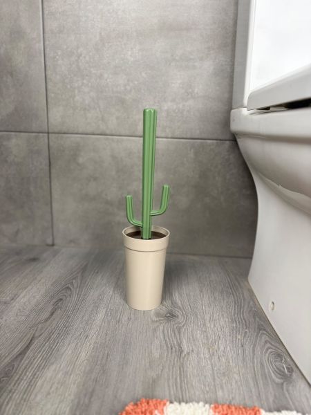 Okyanus Home Kaktüs WC Fırça Seti - Taş