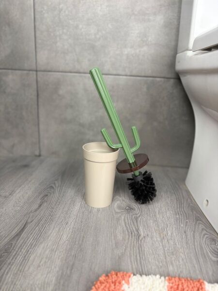 Okyanus Home Kaktüs WC Fırça Seti - Taş