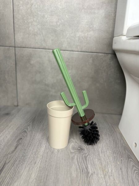 Okyanus Home Kaktüs WC Fırça Seti - Taş