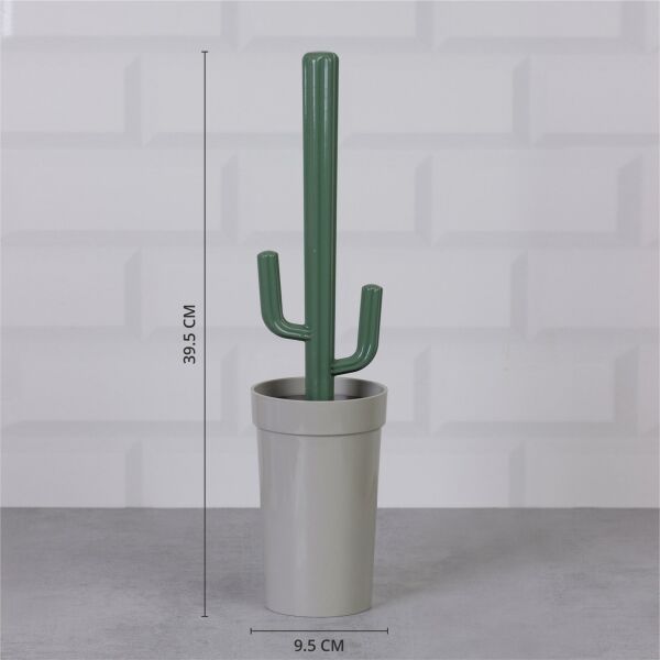 Okyanus Home Kaktüs WC Fırça Seti - Taş