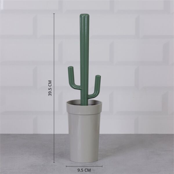 Okyanus Home Kaktüs WC Fırça Seti - Taş