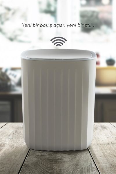 Okyanus Home Süper Hijyenik Pilli Çöp Kovası