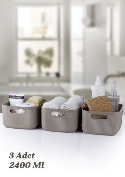 Okyanus Home Linea Smart Box Vizon 3'lü Set 2400 Ml