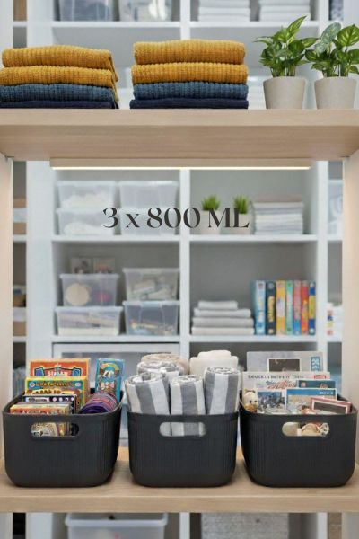 Okyanus Home Linea Smart Box Antrasit 3'lü Set 2400 Ml