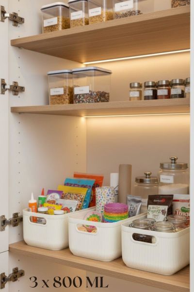 Okyanus Home Linea Smart Box Beyaz 3'lü Set 2400 Ml