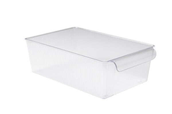 Okyanus Home 3'lü Kapaksız Şeffaf Buzdolabı Organizeri ve Saklama Kabı 4500ML