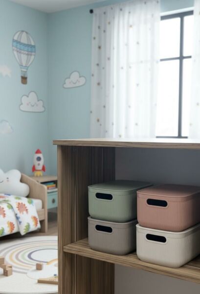 Okyanus Home Linea Smart Box Multi Renk 2,4 Lt 4 Adet Kapaklı Çok Amaçlı Saklama Kutusu