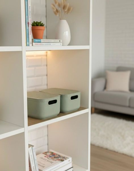 Okyanus Home Linea Smart Box Yeşil 2,4 Lt 2 Adet Kapaklı Çok Amaçlı Saklama Kutusu