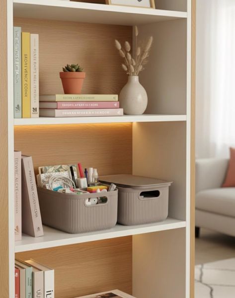 Okyanus Home Linea Smart Box Vizon 2,4 Lt 2 Adet Kapaklı Çok Amaçlı Saklama Kutusu