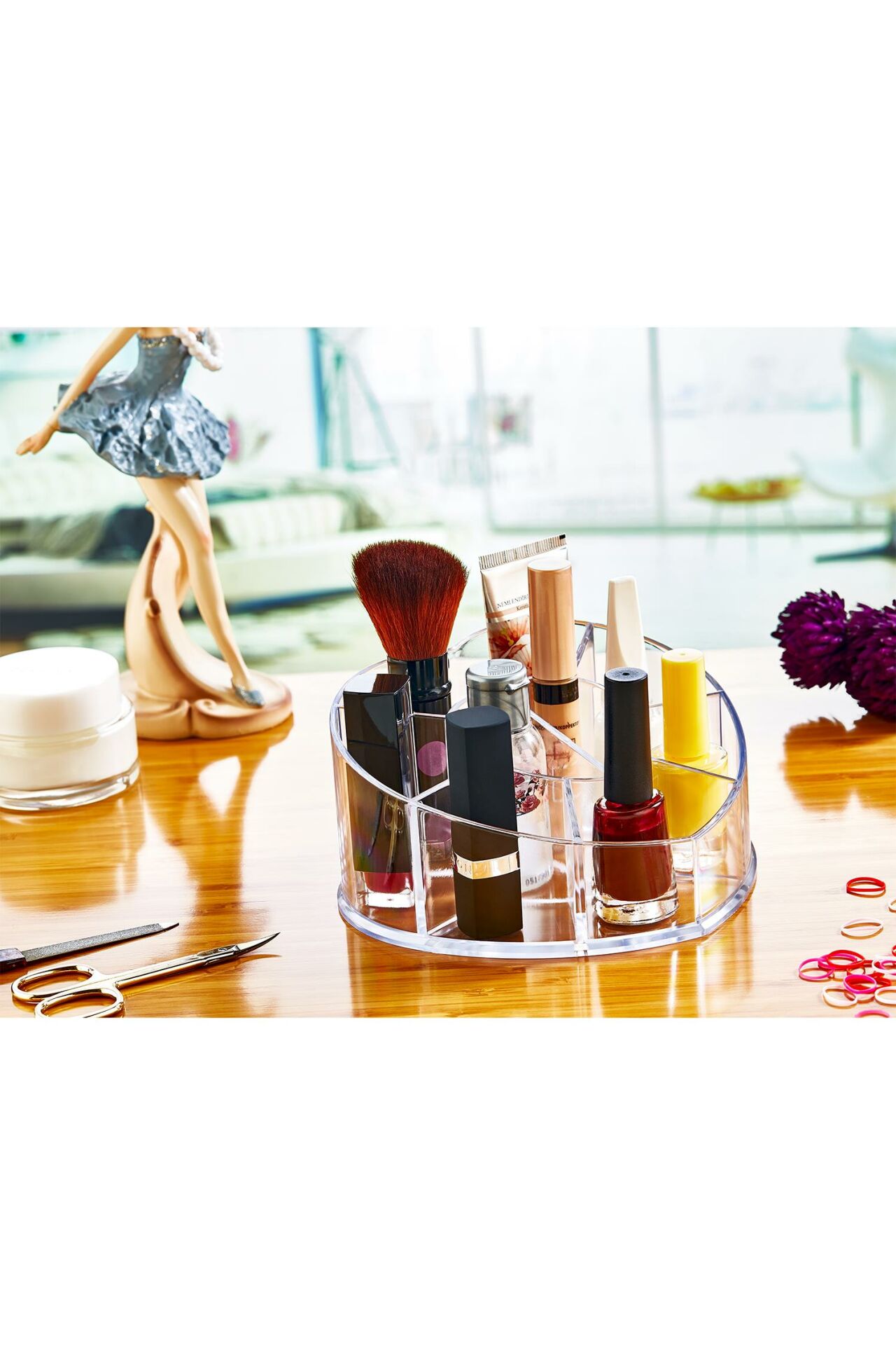 Okyanus Home Kalp Makyaj Organizeri