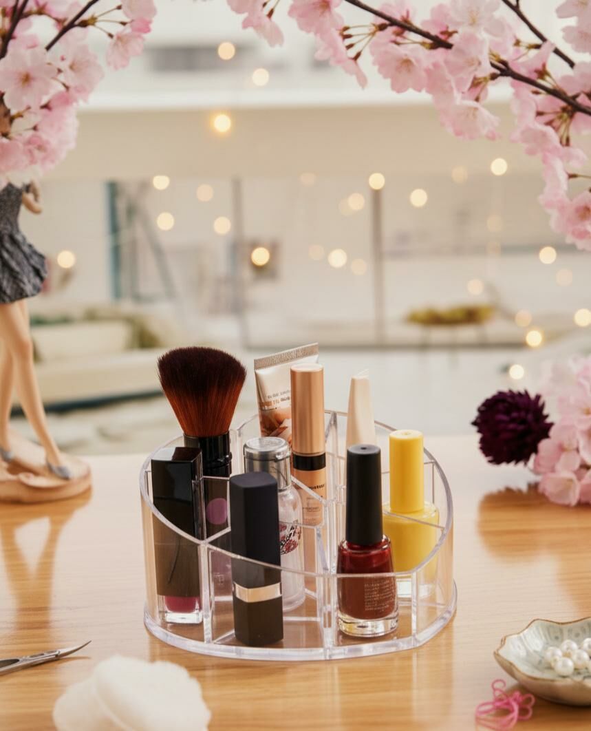 Okyanus Home Kalp Makyaj Organizeri