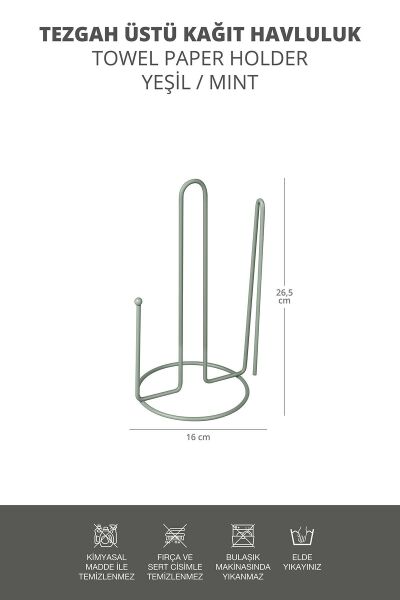 Okyanus Home Yeşil Tezgah Üstü Kağıt Havluluk