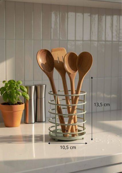 Okyanus Home Yeşil Lux Helezon Kaşıklık