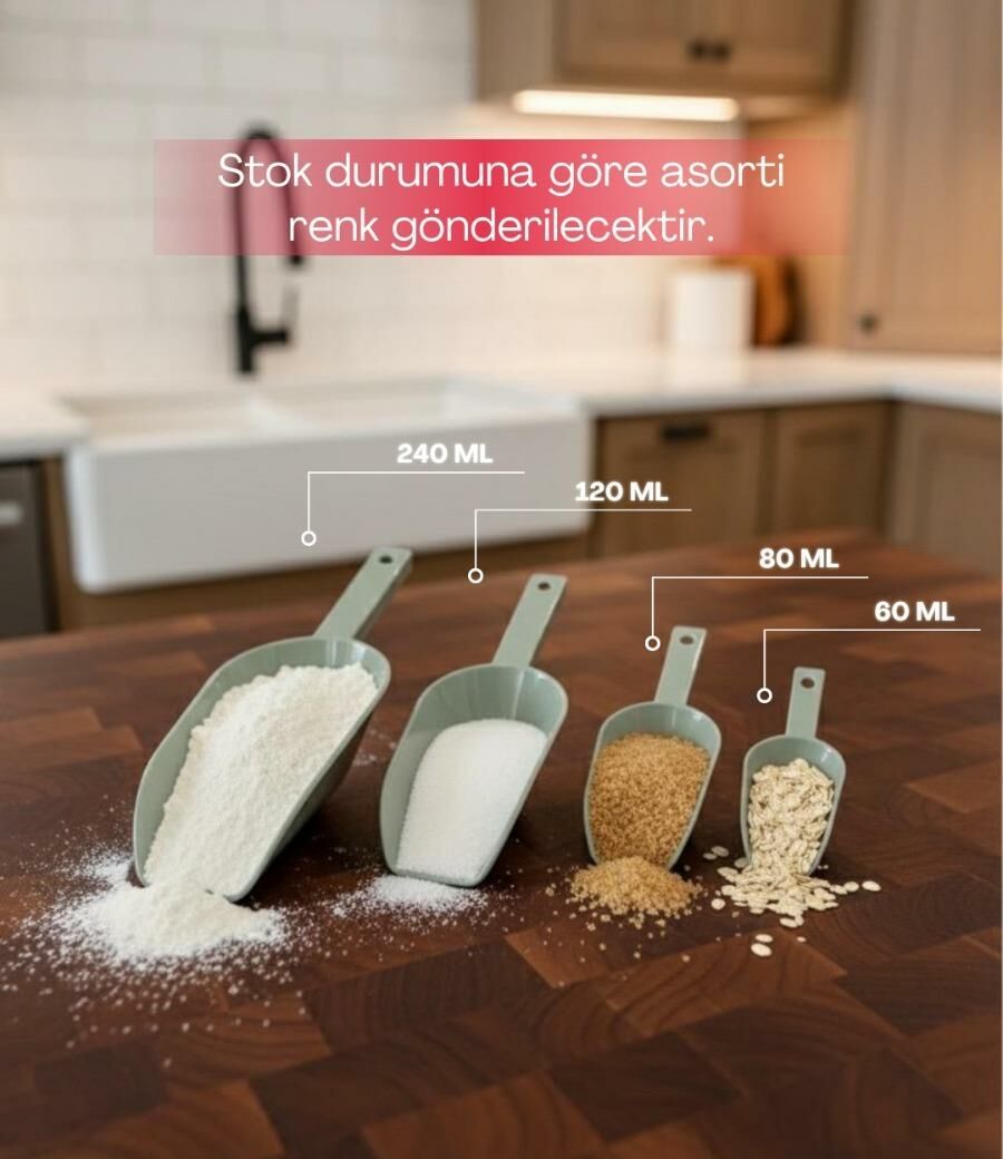 Okyanus Home 4'lü Lüx Erzak Kaşığı