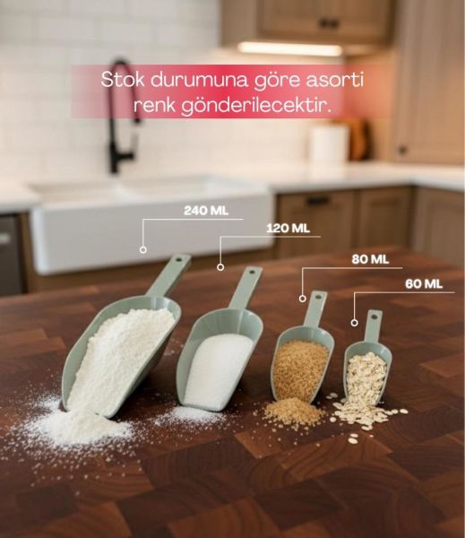 Okyanus Home 4'lü Lüx Erzak Kaşığı