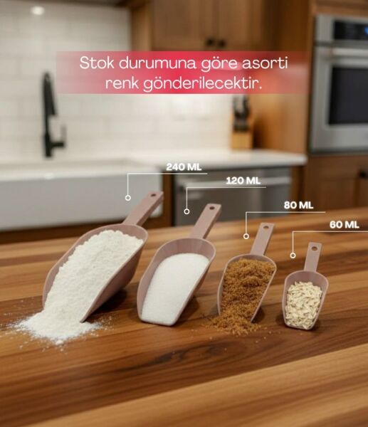 Okyanus Home 4'lü Lüx Erzak Kaşığı