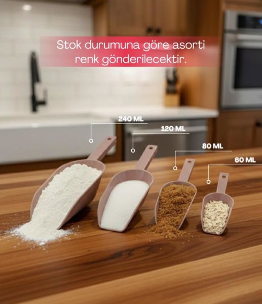 Okyanus Home 4'lü Lüx Erzak Kaşığı