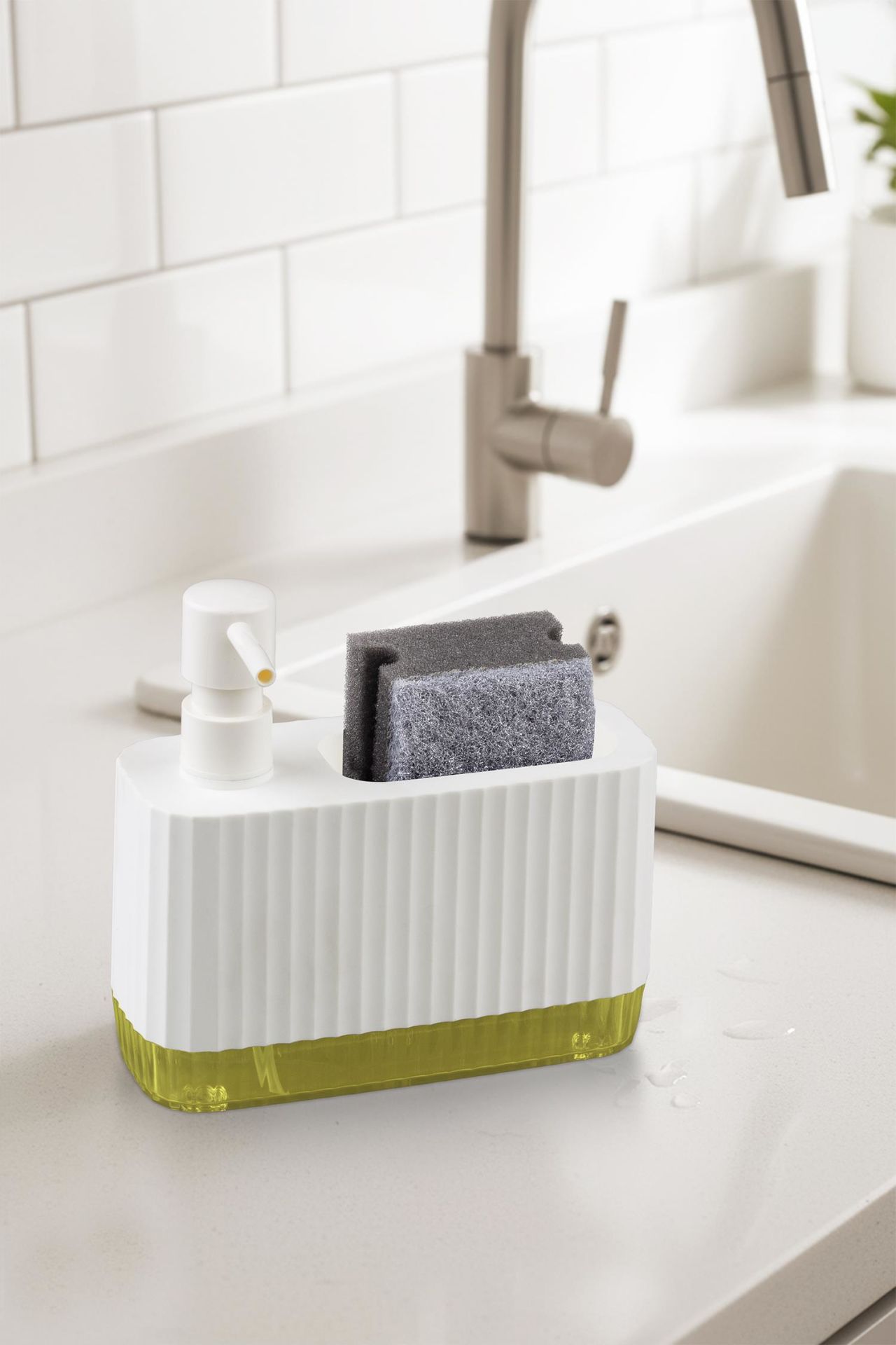 Okyanus Home Coliseum Sıvı Sabunluk Seti Beyaz