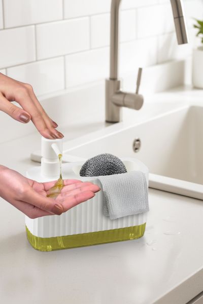 Okyanus Home Coliseum Sıvı Sabunluk Seti Beyaz