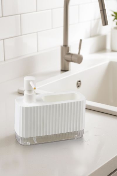 Okyanus Home Coliseum Sıvı Sabunluk Seti Beyaz