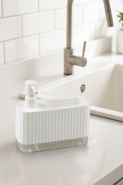 Okyanus Home Coliseum Sıvı Sabunluk Seti Beyaz