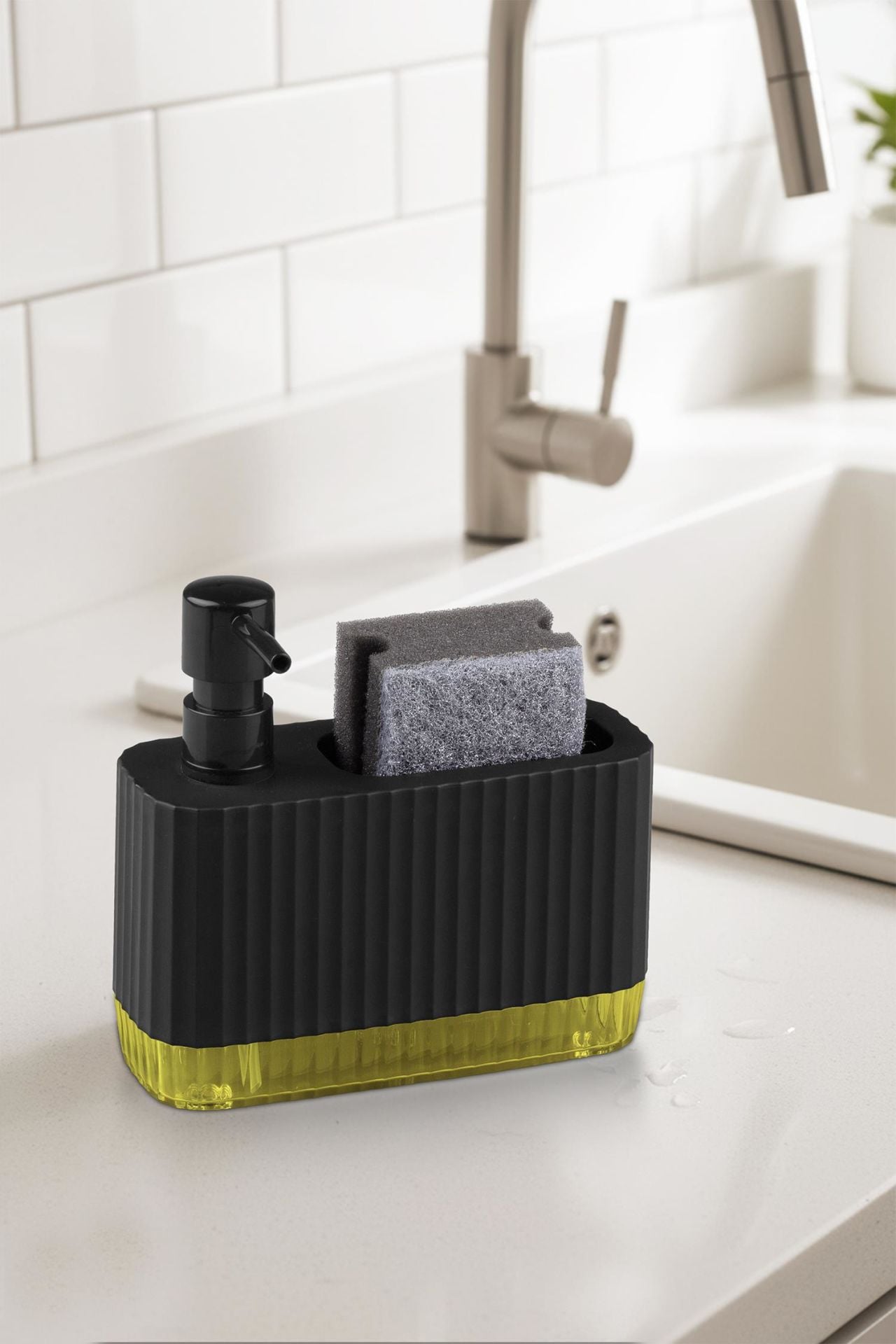 Okyanus Home Coliseum Sıvı Sabunluk Seti Siyah