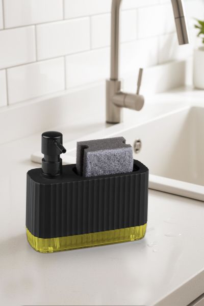 Okyanus Home Coliseum Sıvı Sabunluk Seti Siyah