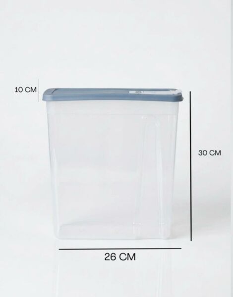 Okyanus Home Sandy Saklama Kabı 2 Adet Şeffaf 5,90 Lt